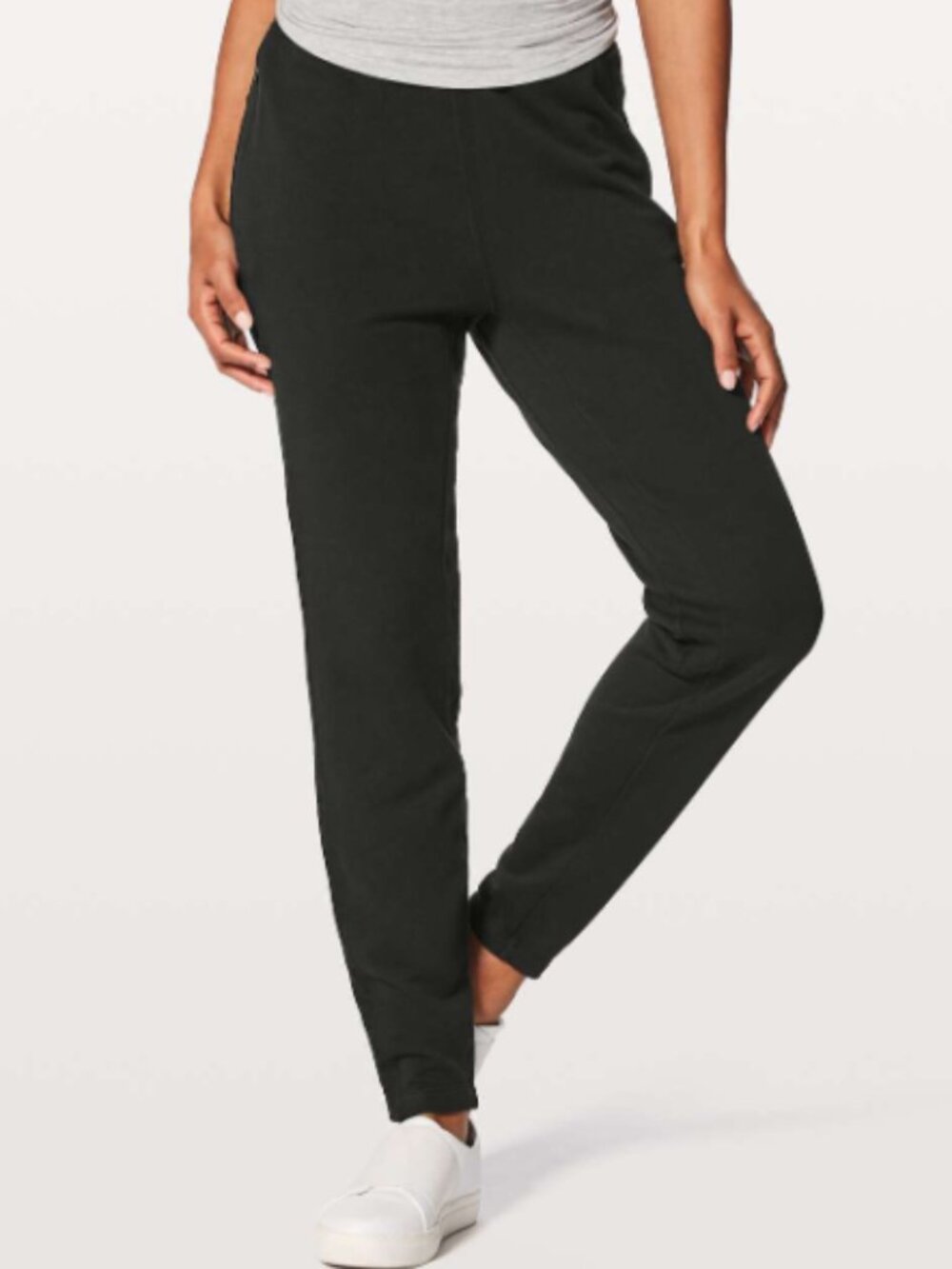 Lululemon Free To Roam Jogger Size 4 Black Inseam 30" Soft Loungewear Casual EUC